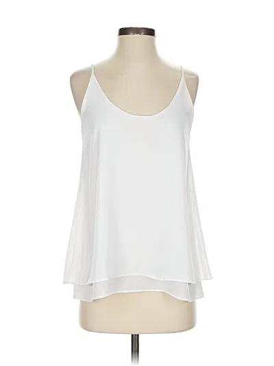 Pre-owned Krisa Sleeveless Blouse In White
