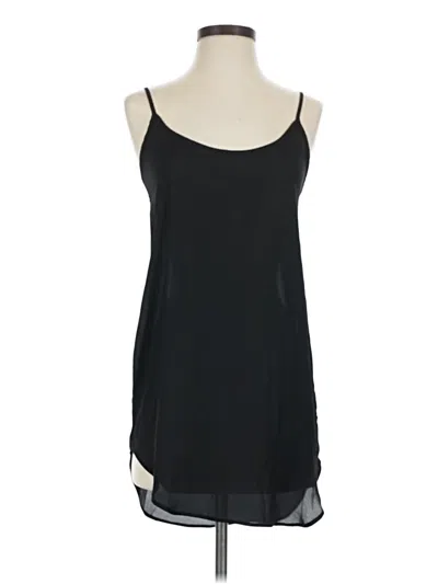 Pre-owned Krisa Sleeveless Top Black Halter Neckline Tops