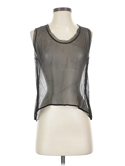 Pre-owned Krisa Sleeveless T-shirt In Black