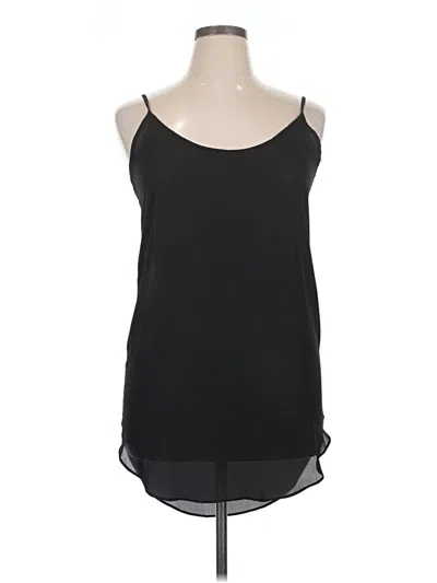 Pre-owned Krisa Tank Top Black Strapless Neckline Tops