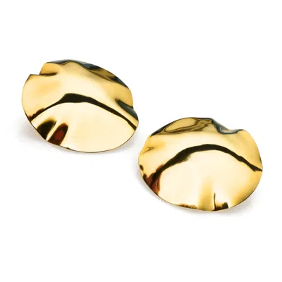 Krista Lehari Jewellery Women's Collision Gold Plated Earrings