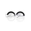 Krista Lehari Jewellery Women's The Dark Side Of The Full Moon Sterling Silver Earrings In White