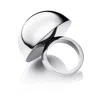 Krista Lehari Jewellery Women's The Dark Side Of The Full Moon Sterling Silver Ring In Silver