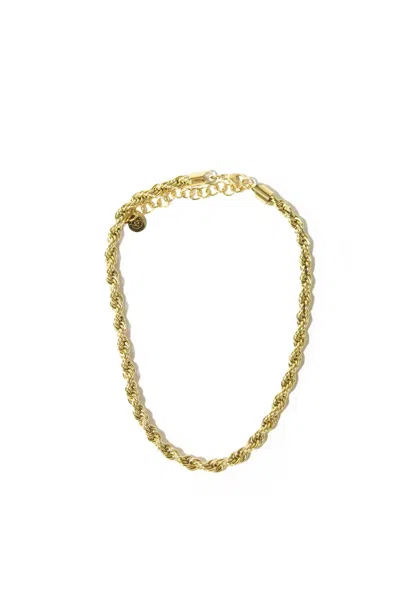 Kristalize Jewelry Talia Chunky Rope Chain Necklace In Gold