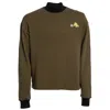 Kristel Kuslapuu Japan Moss Green Sweatshirt With Pockets In Green