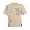 Kristel Kuslapuu Men's Neutrals Beige Medieval Old Guy Tshirt In Beige