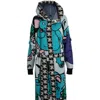 Kristel Kuslapuu Women's Blue Cute Rats Knit Sweater Cardigan In Blue
