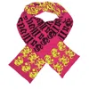 Kristel Kuslapuu Women's Pink / Purple / Yellow Pink Sallivus Merino Wool Scarf In Pink/purple/yellow