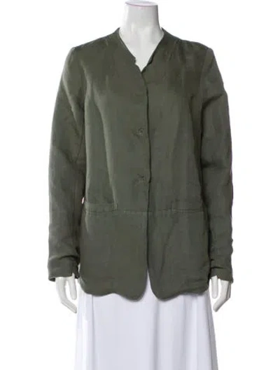 Pre-owned Kristensen Du Nord Blazer In Green