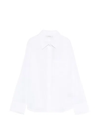 Kristensen Du Nord Chest-pocket Shirt In White