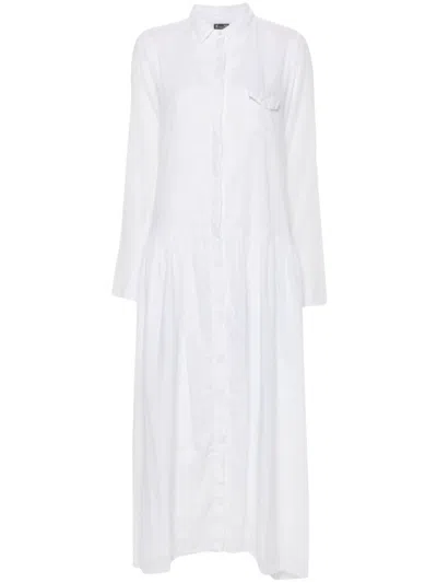 Kristensen Du Nord Cotton Maxi Dress In White