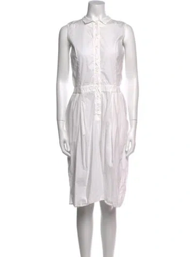 Pre-owned Kristensen Du Nord Crew Neck Knee-length Dress In Purple