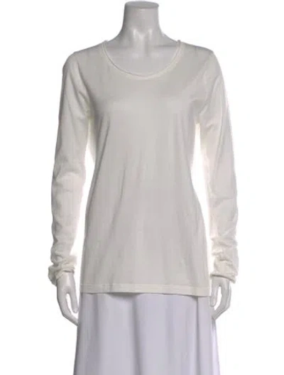 Pre-owned Kristensen Du Nord Crew Neck Long Sleeve T-shirt In Gray