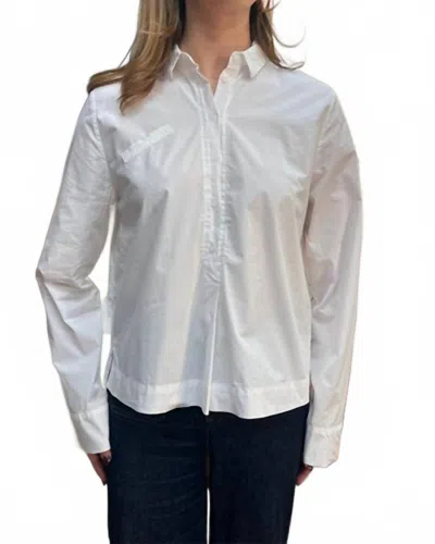Kristensen Du Nord Crisp Collared Shirt In White