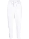 Kristensen Du Nord High-waisted Tie-fastening Trousers In White