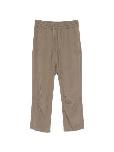 Kristensen Du Nord Drawstring-fastening Trousers In Brown