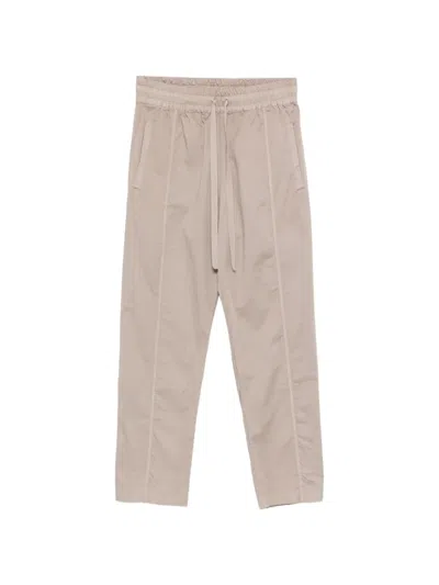Kristensen Du Nord Drawstring-waist Panelled Trousers In Neutral