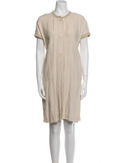 Pre-owned Kristensen Du Nord Dress In Neutral