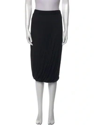 Pre-owned Kristensen Du Nord Knee-length Skirt In Black