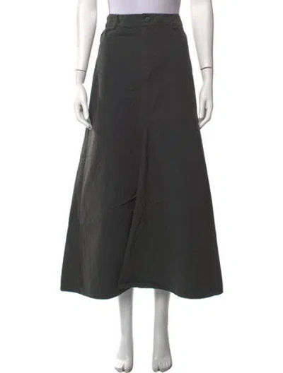 Pre-owned Kristensen Du Nord Long Skirt In Grey