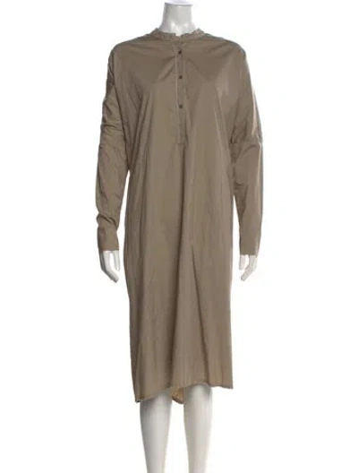 Pre-owned Kristensen Du Nord Midi Length Dress W/ Tags In Neutral
