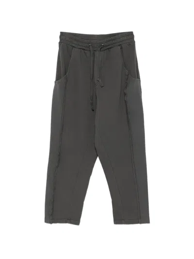 Kristensen Du Nord Raw-edge Drawstring Track Pants In Animal Print
