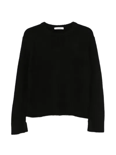 Kristensen Du Nord Ribbed-trim Sweater In Black