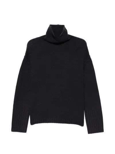 Kristensen Du Nord Roll-neck Cashmere Sweater In Blue