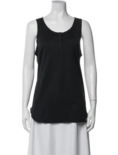 Pre-owned Kristensen Du Nord Scoop Neck Sleeveless Top In Blue