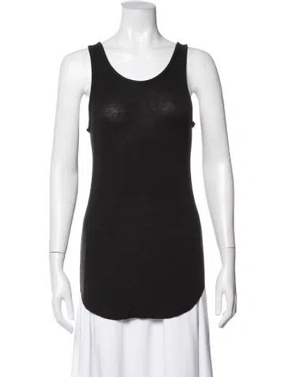 Pre-owned Kristensen Du Nord Scoop Neck Sleeveless Top In Grey