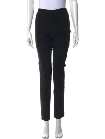 Pre-owned Kristensen Du Nord Straight Leg Pants In Black