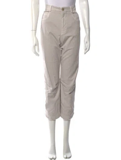 Pre-owned Kristensen Du Nord Straight Leg Pants In Grey