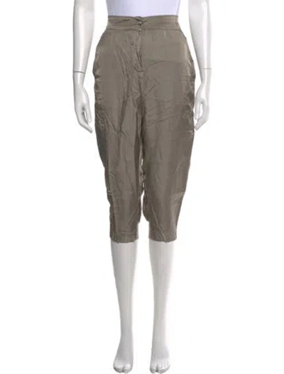 Pre-owned Kristensen Du Nord Straight Leg Pants In Neutral