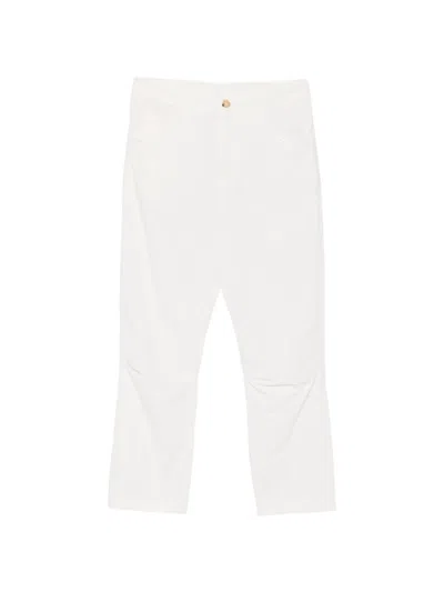 Kristensen Du Nord Straight-leg Trousers In White
