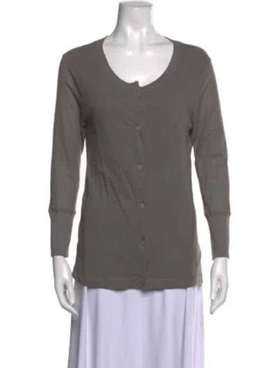Pre-owned Kristensen Du Nord V-neck Sweater In Grey