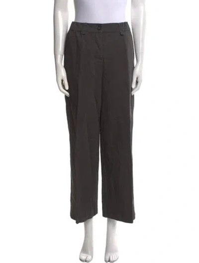 Pre-owned Kristensen Du Nord Wide Leg Pants In Gray