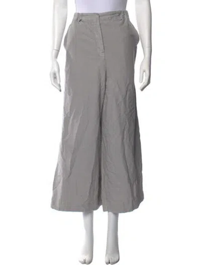 Pre-owned Kristensen Du Nord Wide Leg Pants In Neutrals