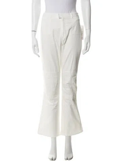 Pre-owned Kristensen Du Nord Wide Leg Pants In White