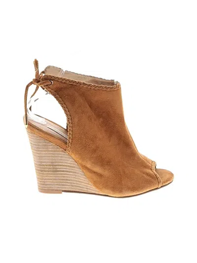Pre-owned Kristin Cavallari For Chinese Laundry Wedges In Brown