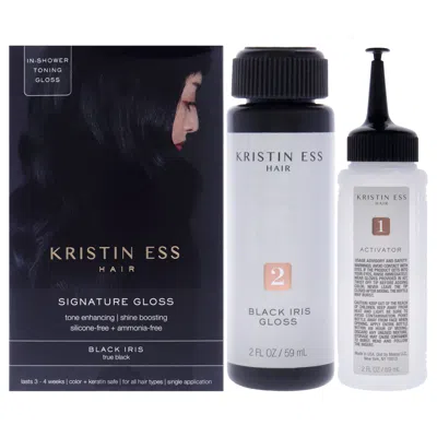 Kristin Ess Signature Hair Gloss - Black Iris By  For Unisex - 1 Application Hair Color In White