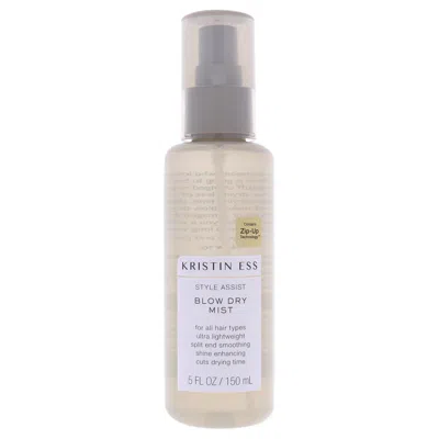 Kristin Ess Style Assist Blow Dry Mist For Unisex 5 oz Hair Mist In White