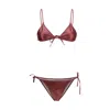 Kristina Ti Bordeaux Polyamide Bikini In Multi