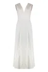 Kristina Ti Cotton Dress In White