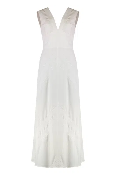 Kristina Ti Cotton Dress In White