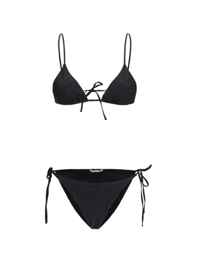 Kristina Ti Black Polyester Bikini In Multi