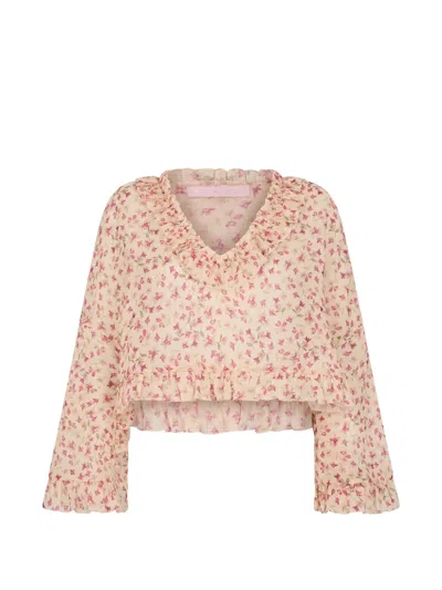 Kristina Ti Floral-pattern Blouse In Multi
