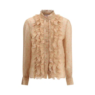 Kristina Ti Rouches Silk Blouse