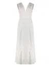 Kristina Ti Cotton Dress In White