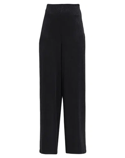 Kristina Ti Woman Pants Charcoal Size 8 Cupro, Viscose In Grey