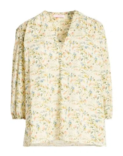 Kristina Ti Woman Top Beige Size 10 Cotton In Neutral